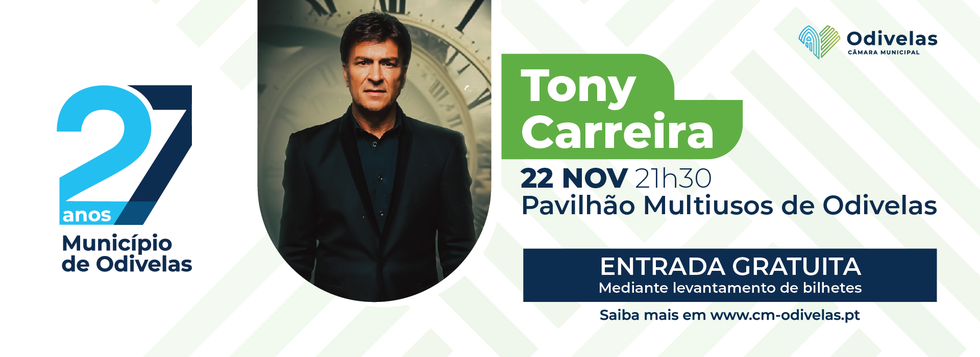 27&ordm; Aniversario - Concerto Tony Carreira