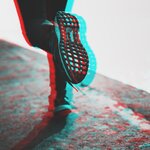 man_running_double_color_exposure_effect