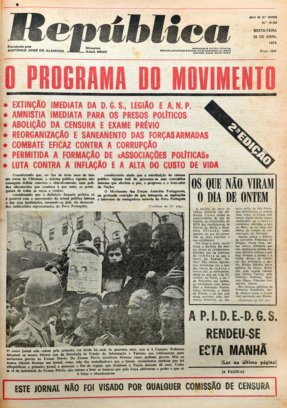 «Objeto do Mês» destaca o programa do MFA