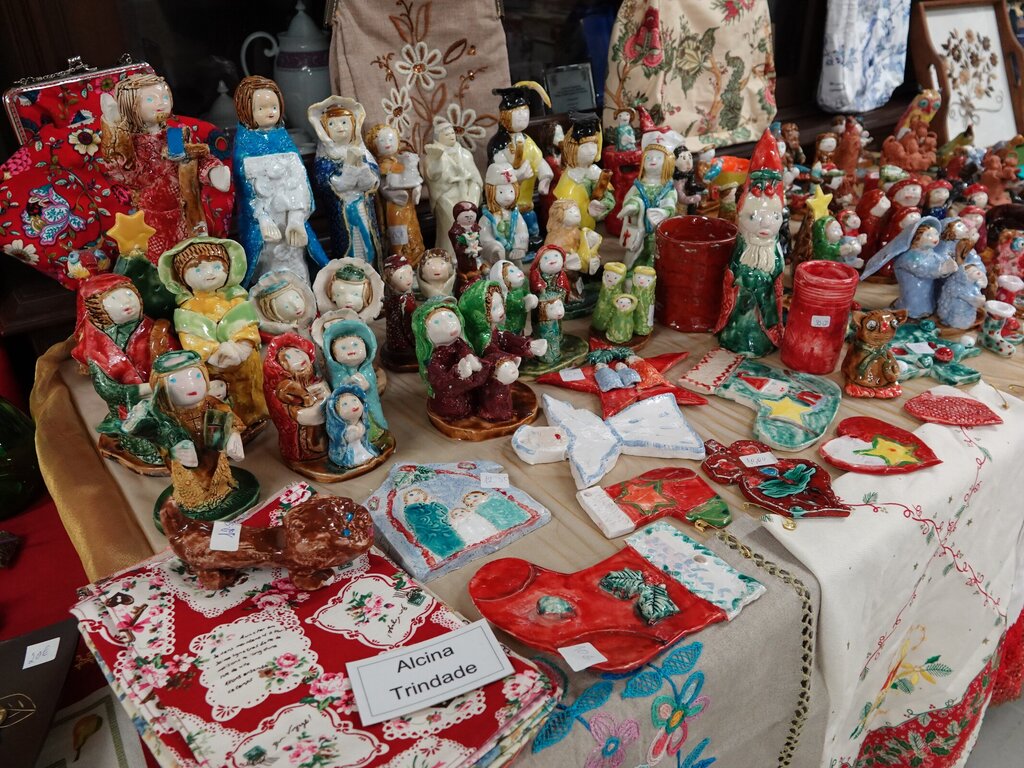 Exposição e venda de Natal na Povarte