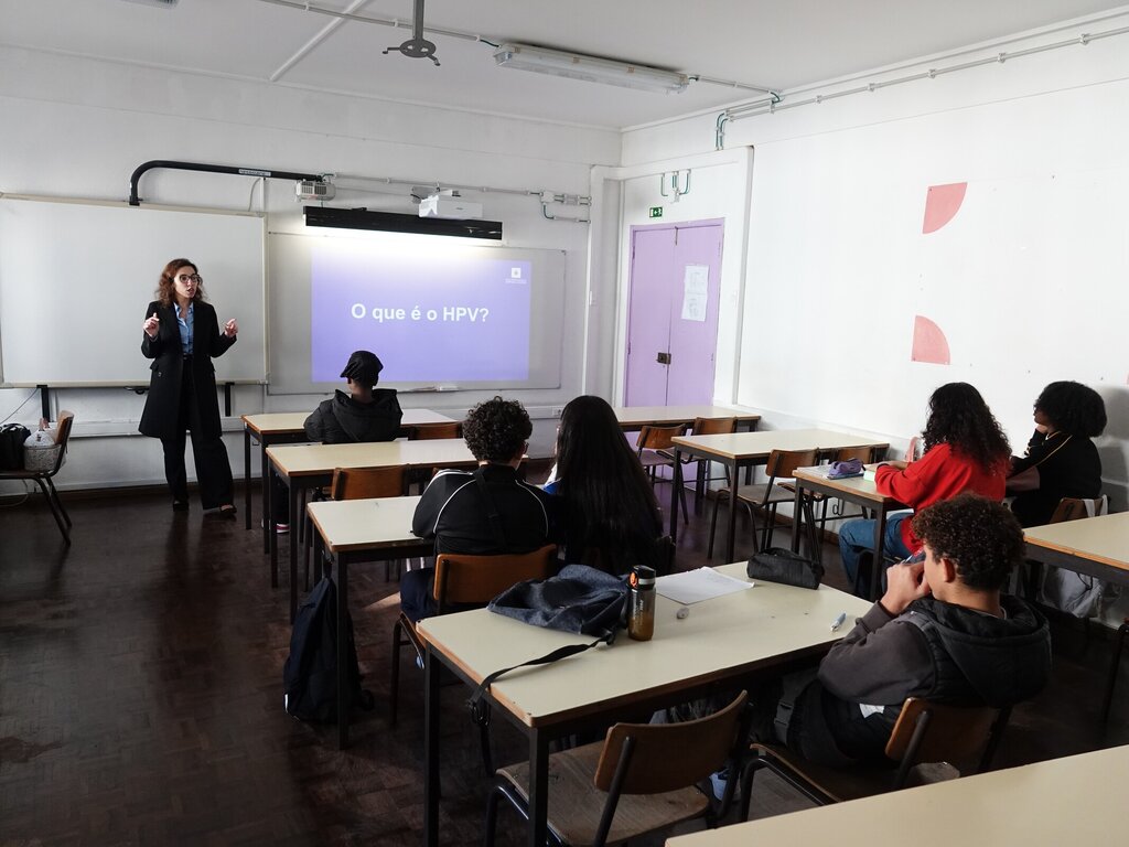 Sensibilização sobre HPV nas escolas do concelho