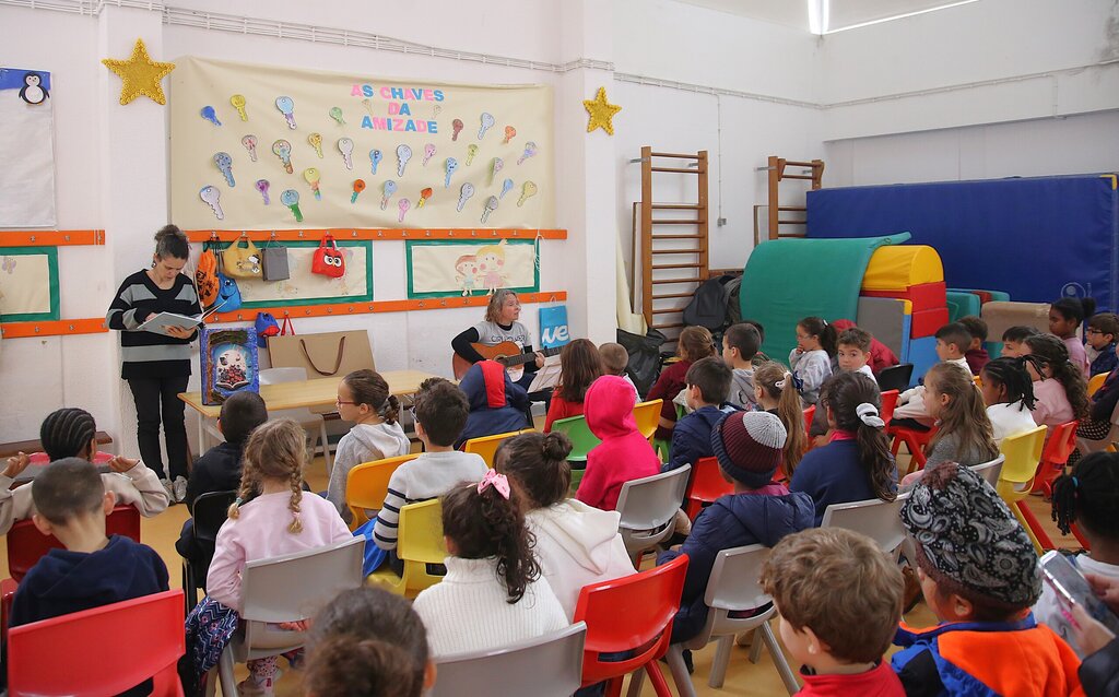 Hora do Conto nas escolas do concelho