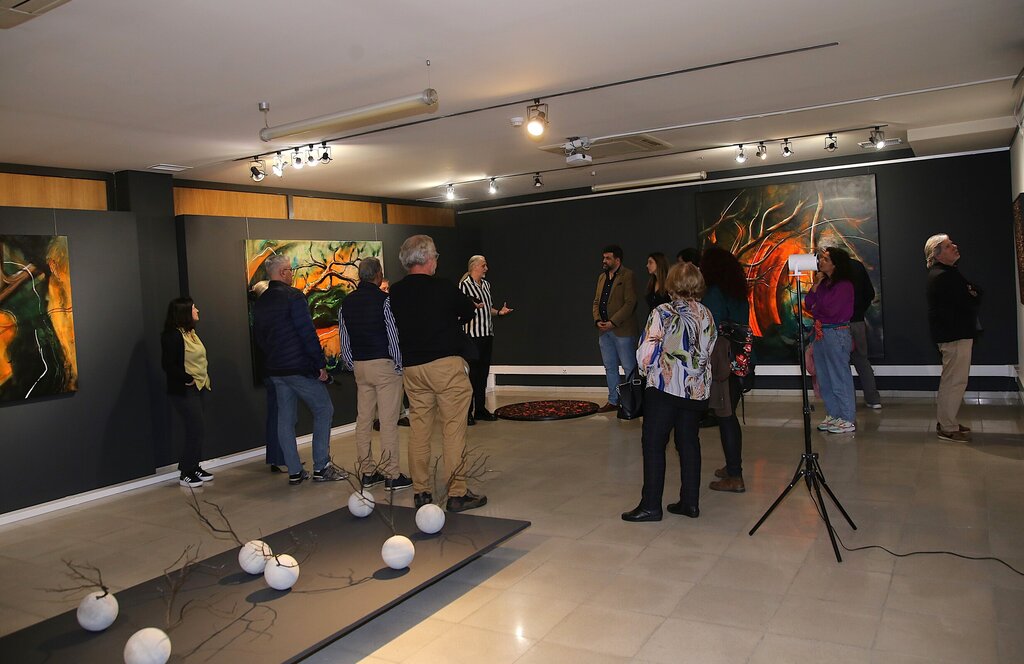 Exposição de artes plásticas no CEO