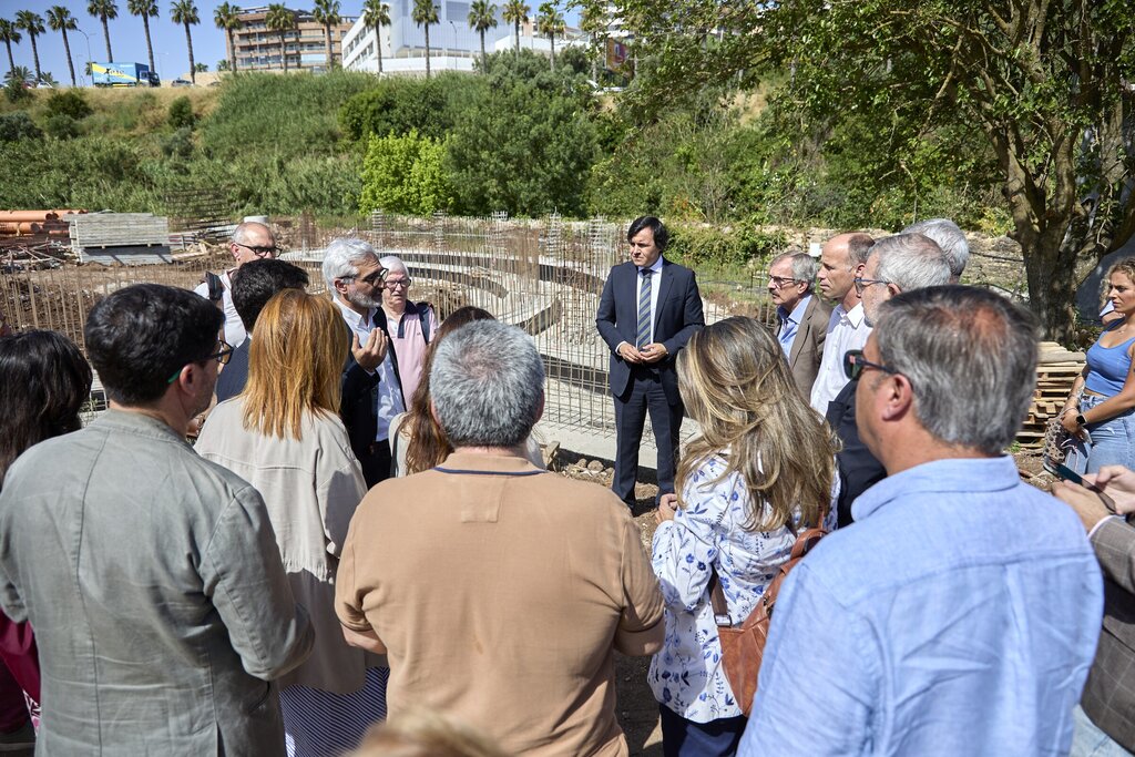 Visita de acompanhamento à obra do Parque da Cidade
