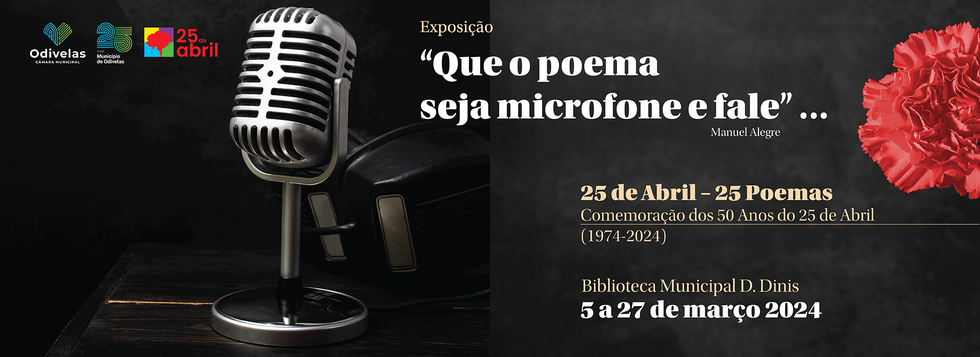  &ldquo;QUE O POEMA SEJA MICROFONE E FALE&rdquo;/ Exposi&ccedil;&atilde;o