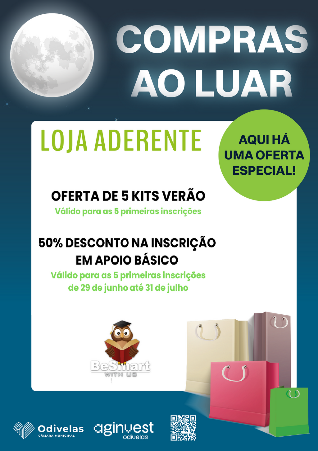 Be Smart With Us - Compras ao Luar